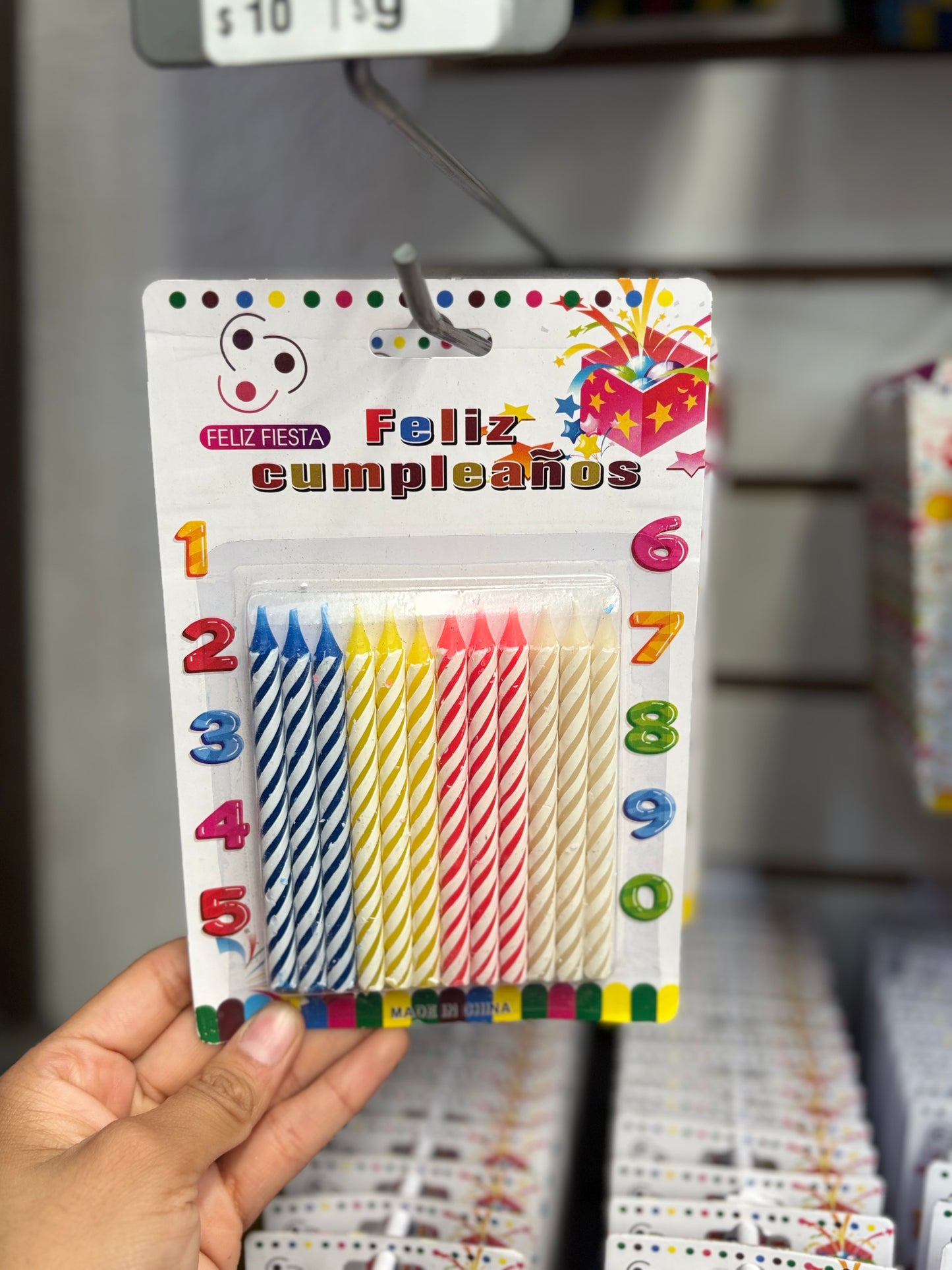 Velitas de colores