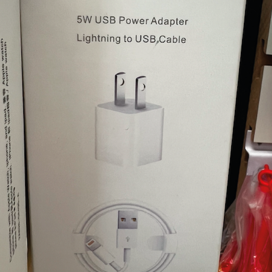 Cubo USB y cable IPHONE