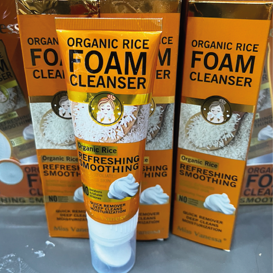Exfoliante limpieza arroz