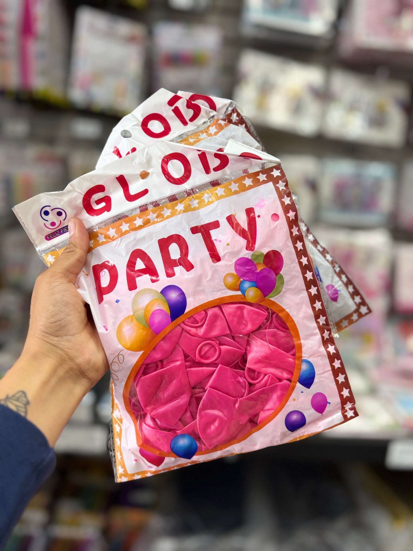 Globos color rosa