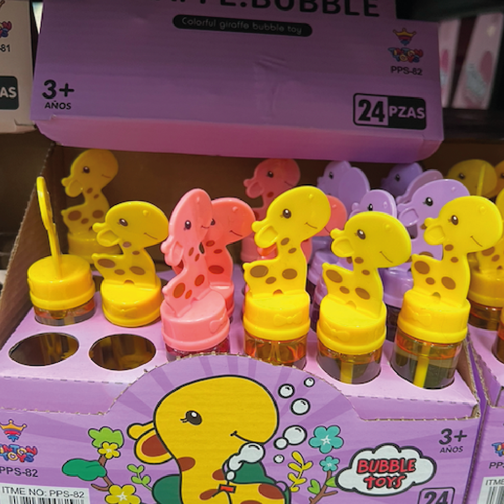 Burbujas jirafa